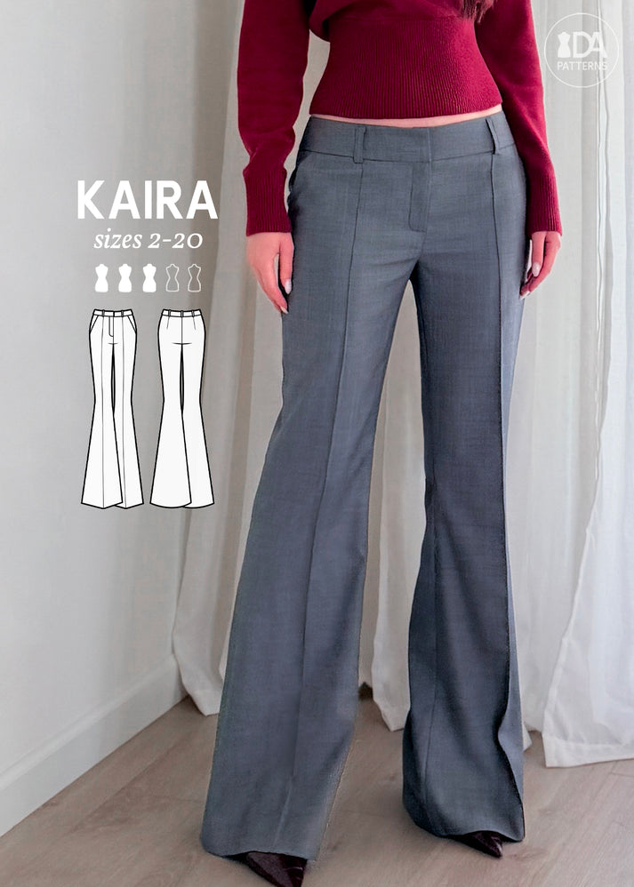 A photo of a finished Kaira Pants.