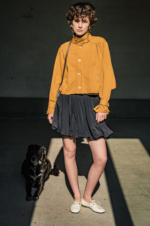 A photo of a finished Evin Jacket.