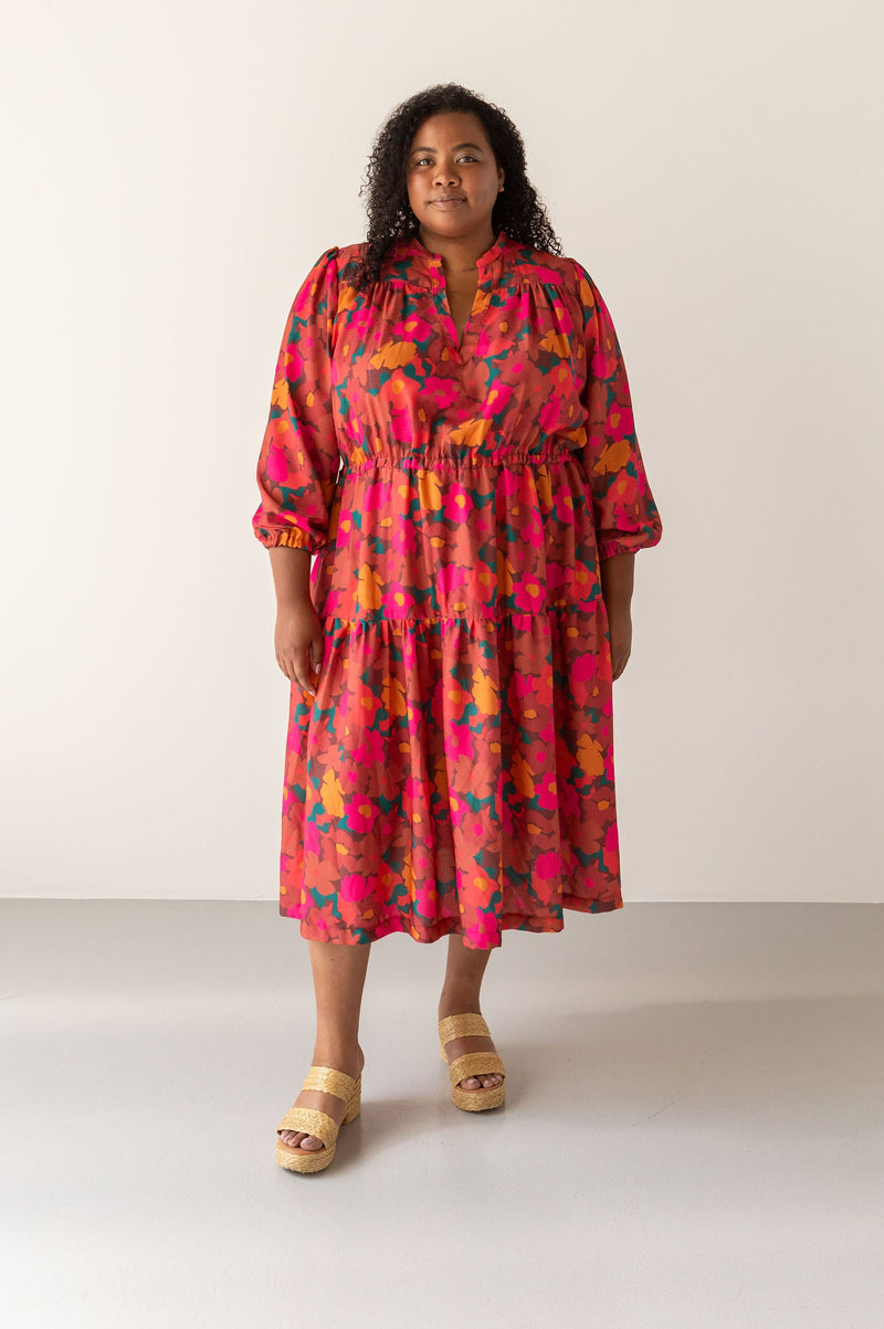 A photo of a finished Canyon Dress and Top.