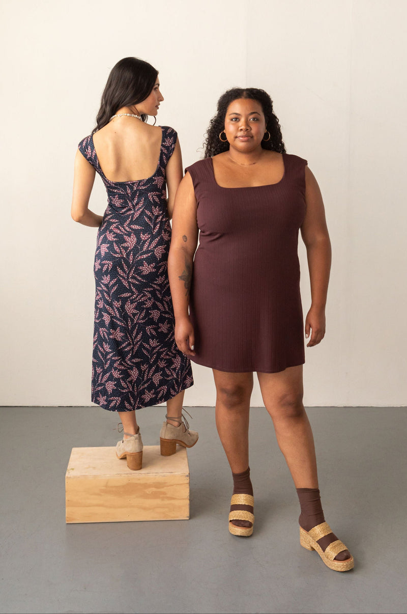 A photo of a finished Collins Dress and Top.