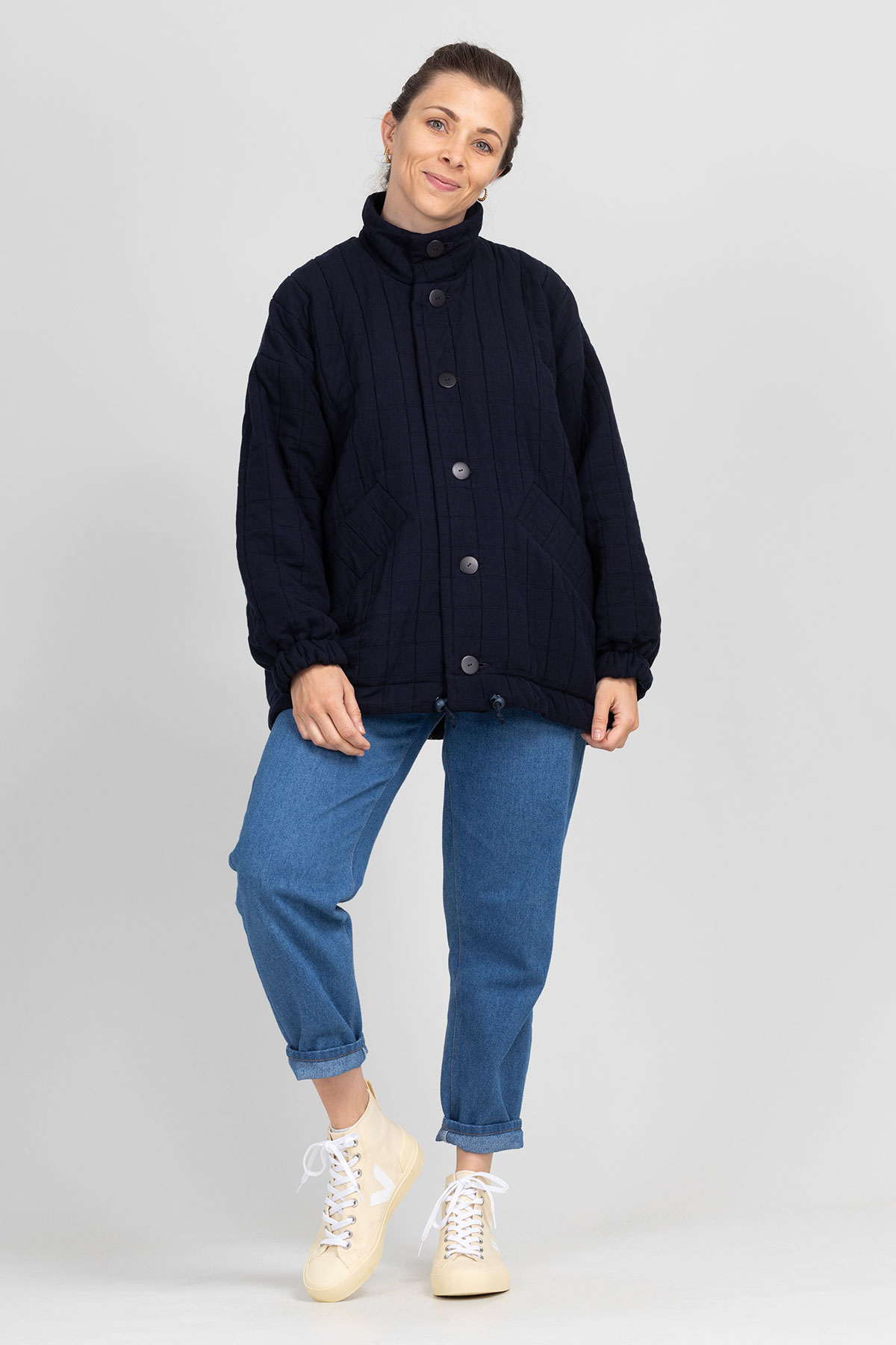 The designer's photo of a finished Mage Jacket.