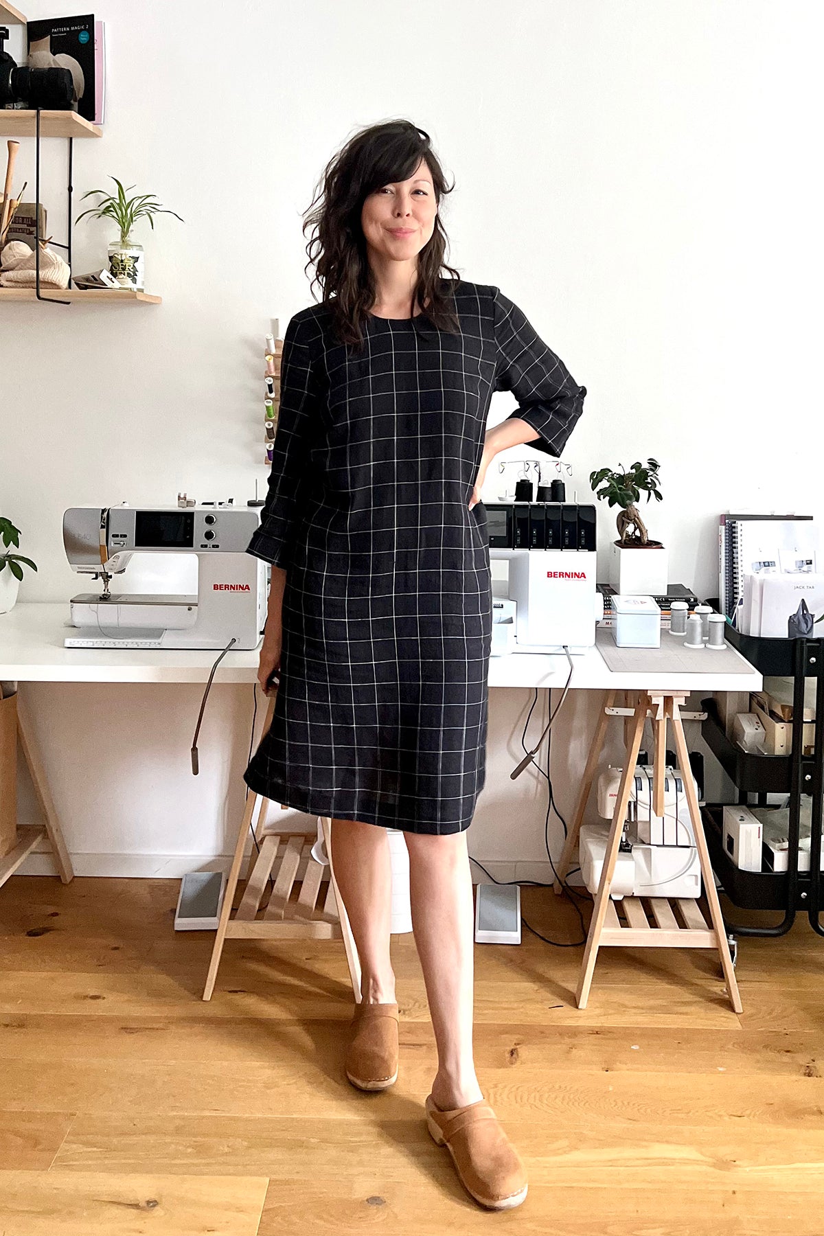 The designer's photo of a finished Cartwright Dress and Top.