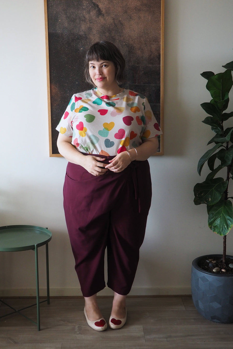 The designer's photo of a finished Kealy T-Shirt.