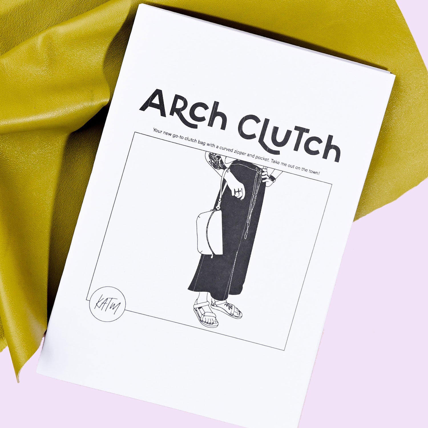 The designer's photo of a finished Arch Clutch.