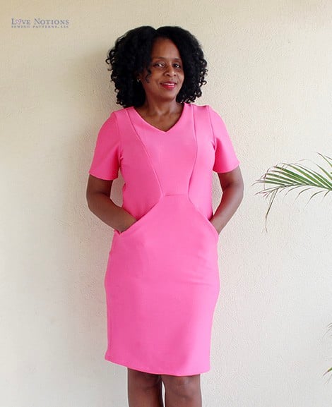 The designer's photo of a finished Aurora Dress and Tunic.