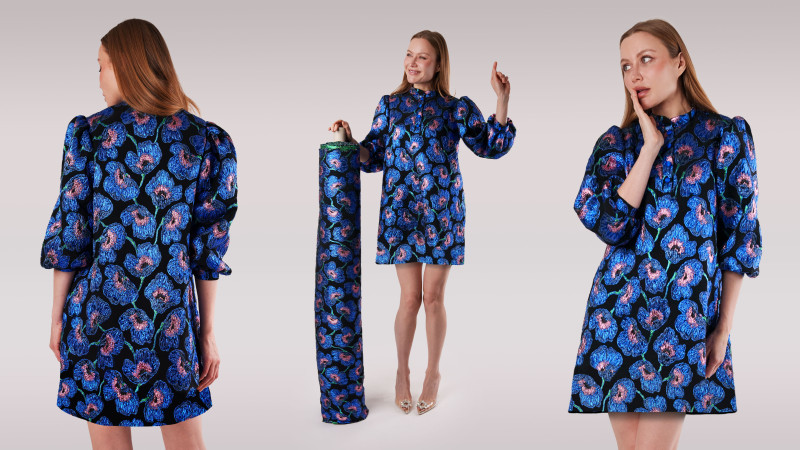 The designer's photo of a finished Emberly Mini Dress.