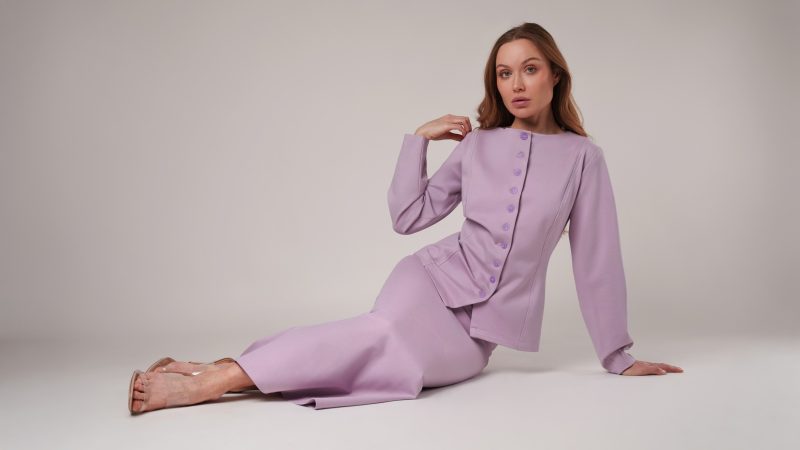 A photo of a finished Magdalene Skirt.