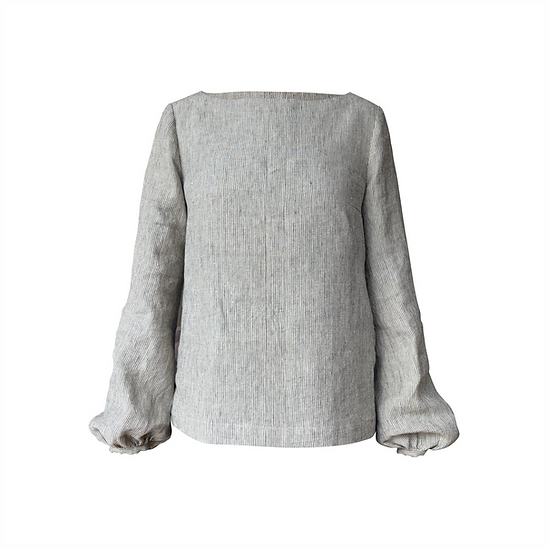 A photo of a finished Ida Blouse.