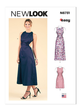The designer's photo of a finished N6731 Misses' Dresses.