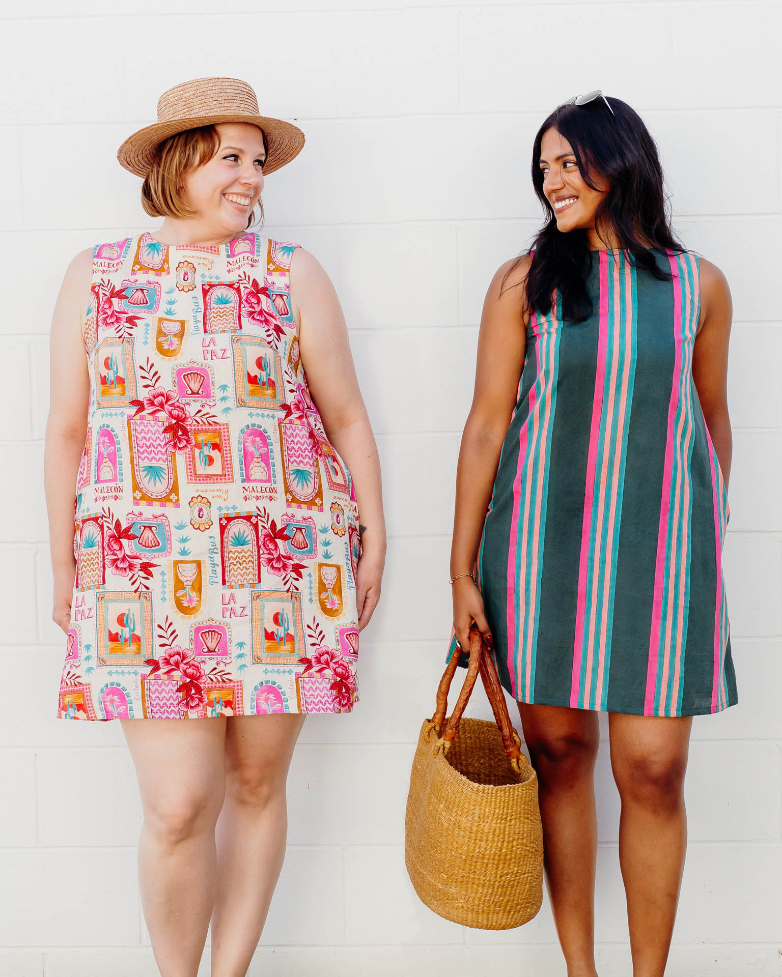 A photo of a finished Myrtle Shift Dress.