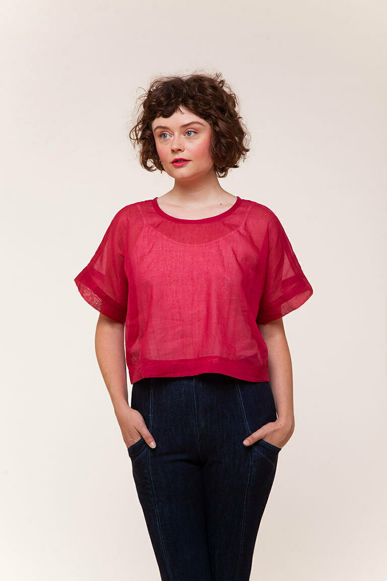 The designer's photo of a finished Bo Top.