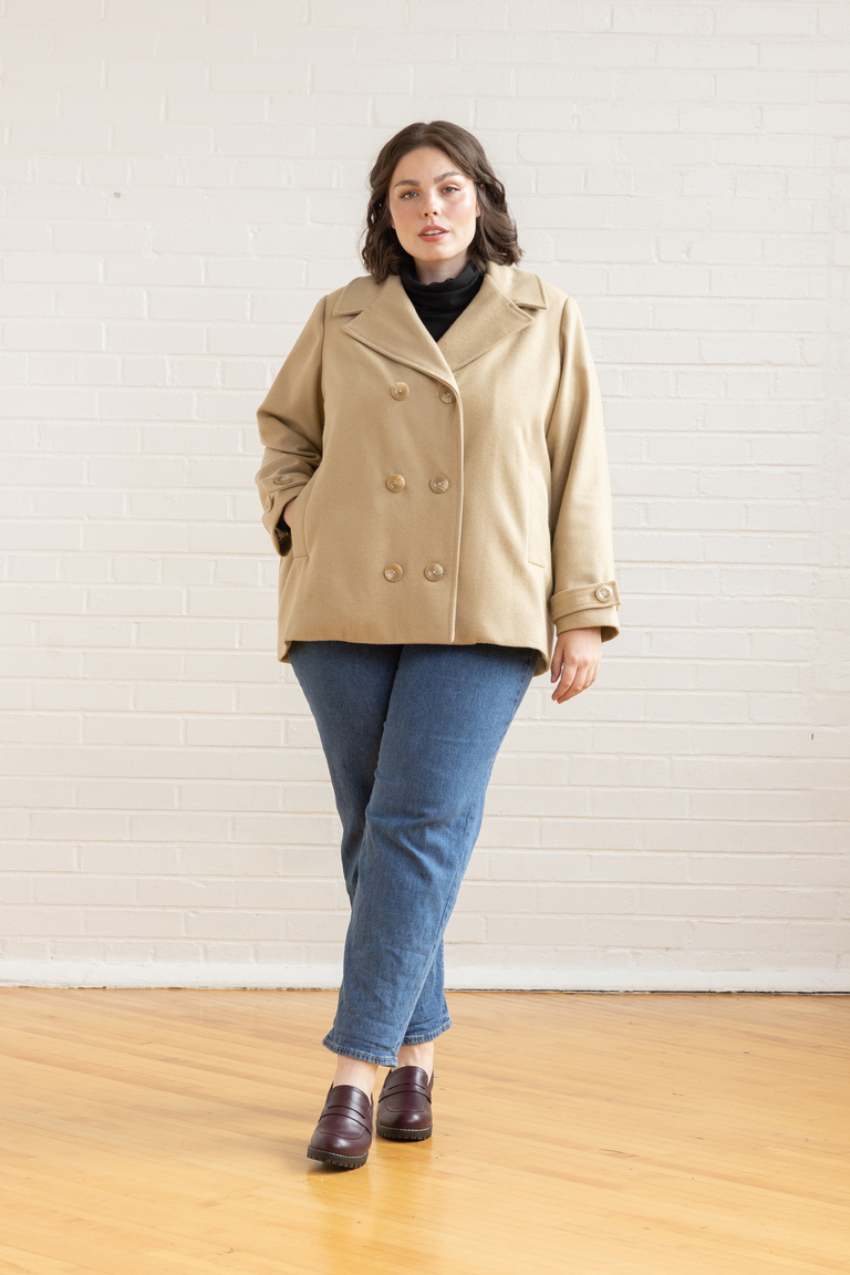 A photo of a finished Maple Peacoat.