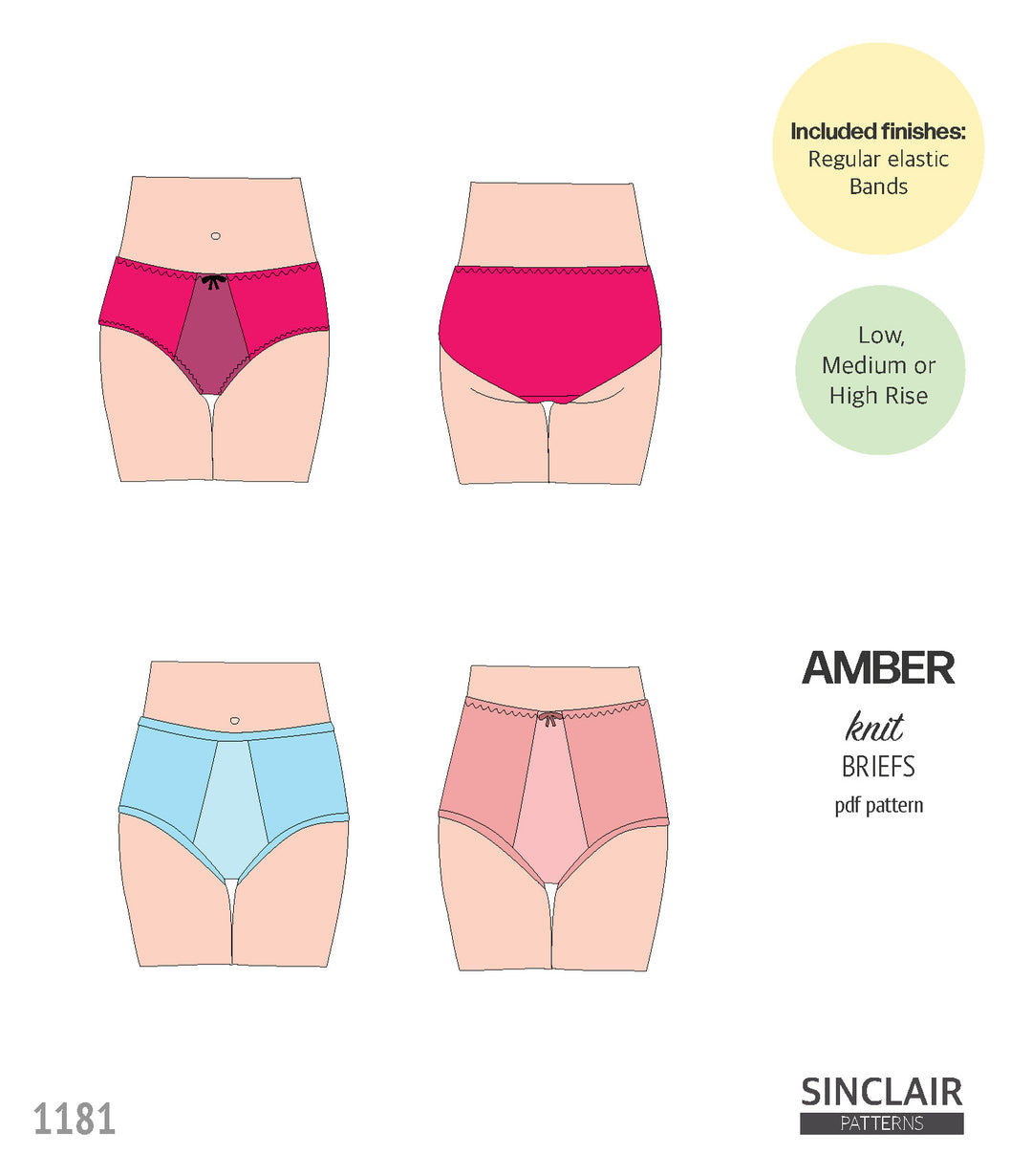 A photo of a finished Amber Briefs.