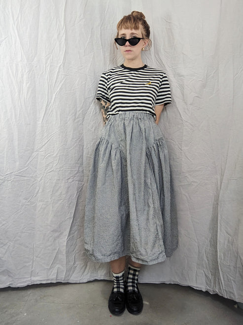 The designer's photo of a finished Henrietta Skirt.