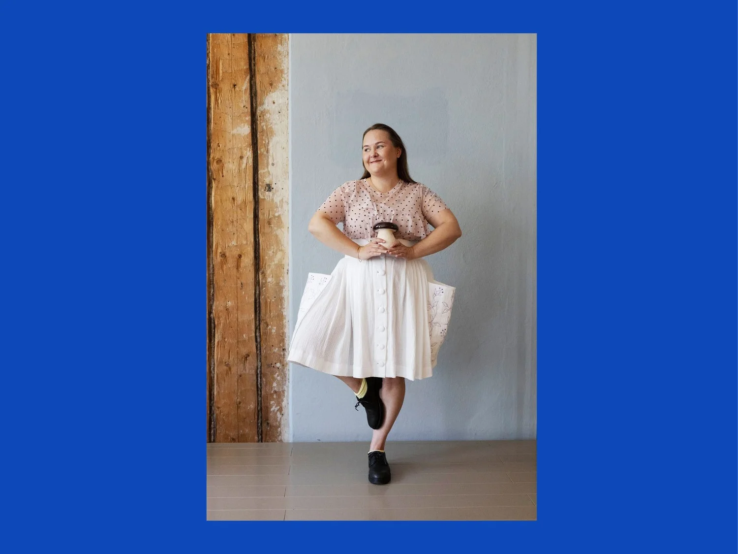 A photo of a finished Anita Skirt.