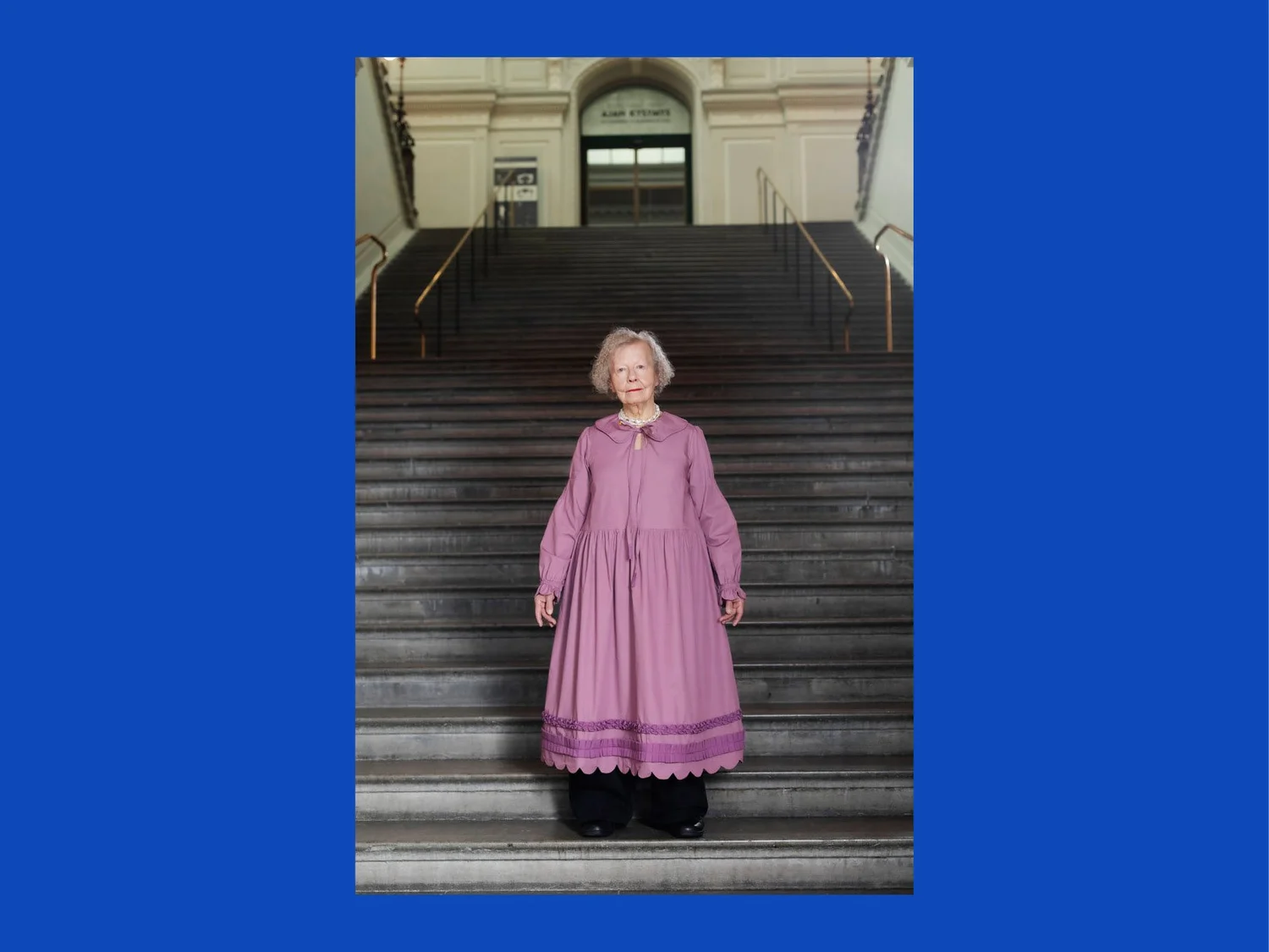 A photo of a finished Freya Dress.