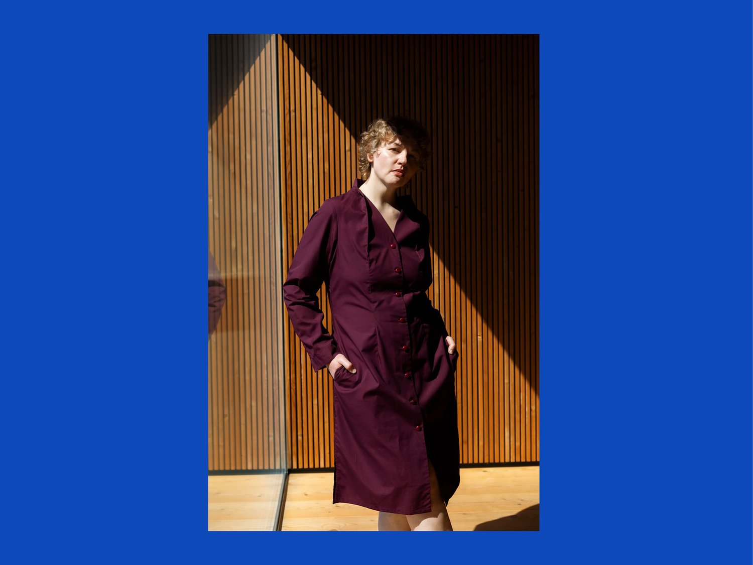 A photo of a finished MMA Morena Shirtdress and Shirt.