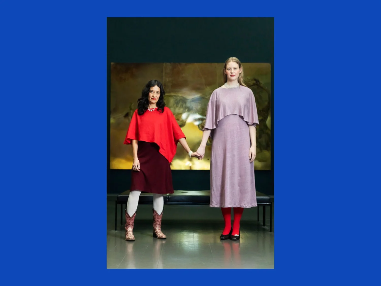 A photo of a finished Sukaria Dress.