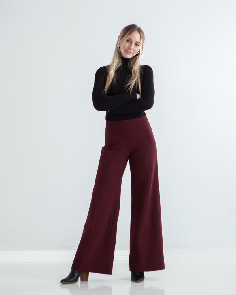 A photo of a finished Ayla Pants.