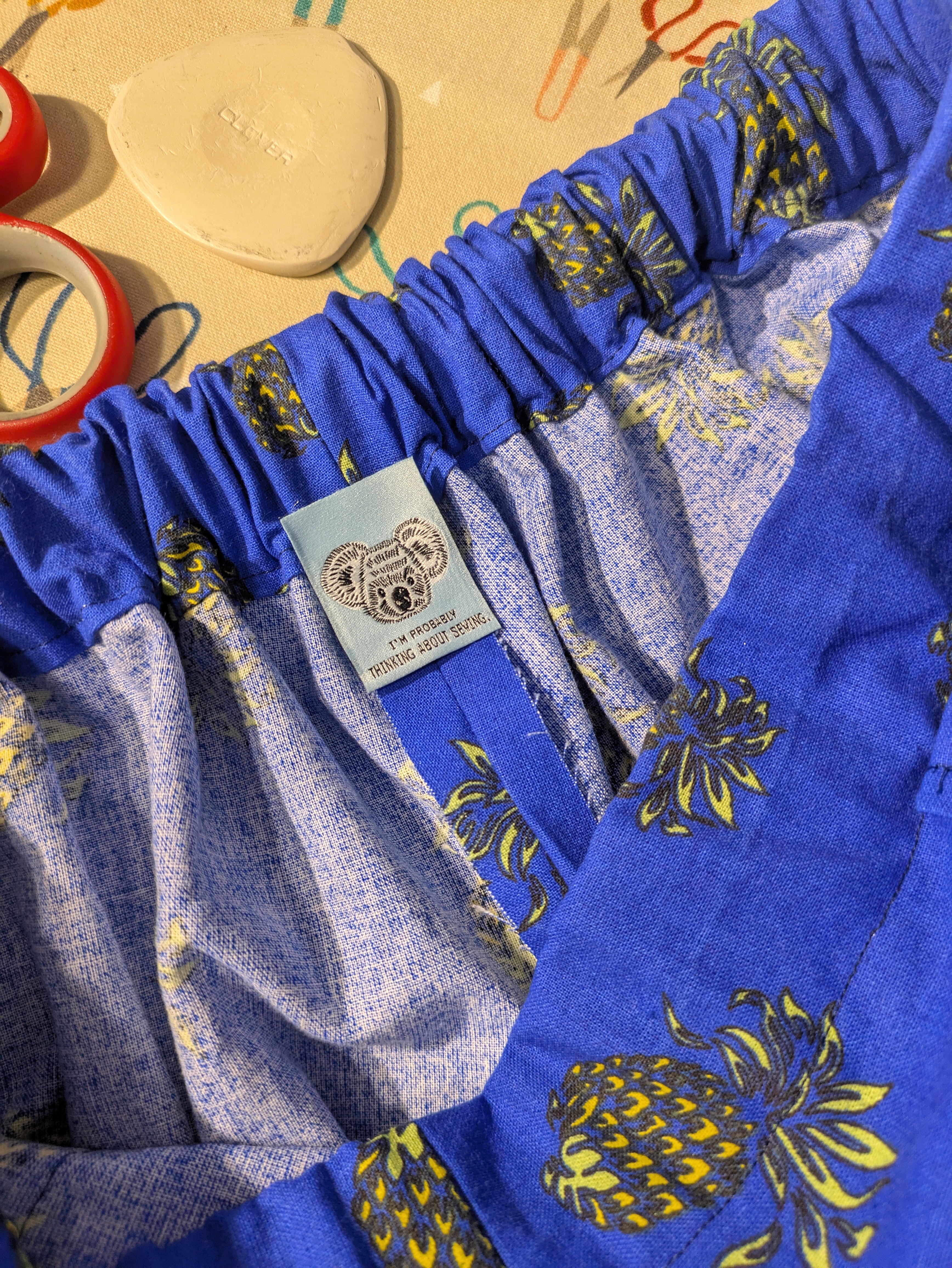 A photo of the project: Pineapple pants!.