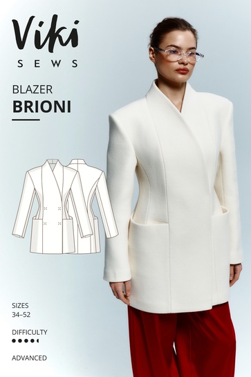 A photo of a finished Brioni Blazer.