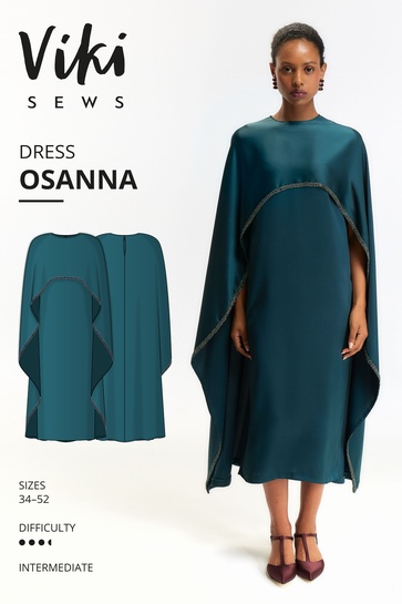 A photo of a finished Osanna Dress.