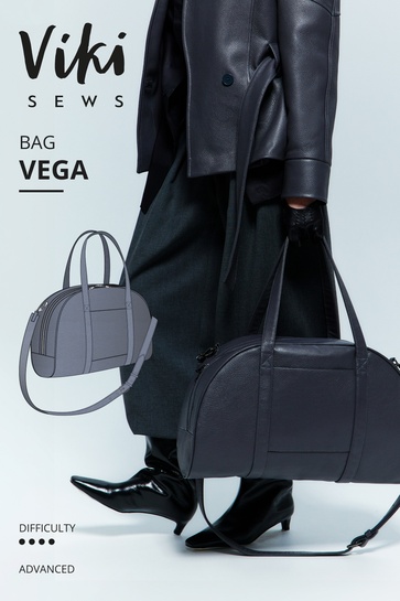 A photo of a finished Vega Bag.